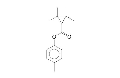 (4-methylphenyl) 2,2,3,3-tetramethylcyclopropane-1-carboxylate