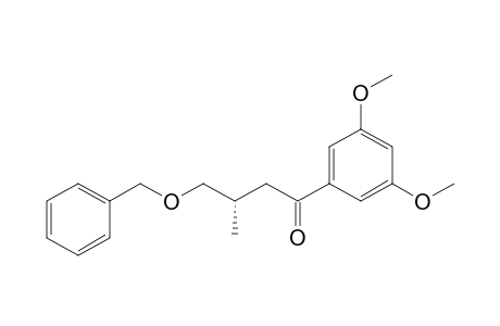 (S)-4-Benzyloxy-1-(3,5-dimethoxyphenyl)-3-methyl-1-butanone