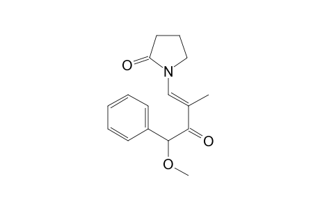 2-Pyrrolidinone, 1-(4-methoxy-2-methyl-3-oxo-4-phenyl-1-butenyl)-
