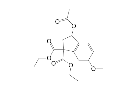 1,1-Dicarbethoxy-3-acetoxy-6-methoxyindan