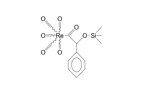 (2-(Pentacarbonyl-rhenium)-2-oxo-1-trimethylsilyloxy-ethyl)-benzene