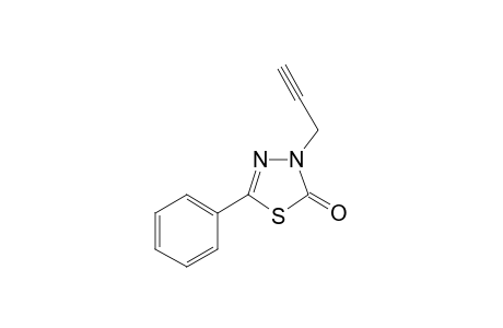 5-phenyl-3-propargyl-1,3,4-thiadiazol-2-one