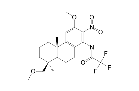 N-(12,19-DIMETHOXY-13-NITROPODOCARPA-8,11,13-TRIEN-14-YL)-2,2,2-TRIFLUOROACETAMIDE