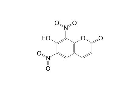 6,8-Dinitro-7-oxidanyl-chromen-2-one
