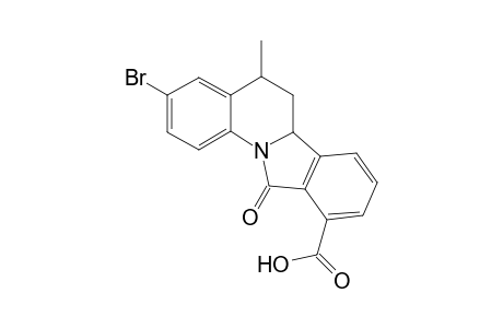 3-Bromo-5-methyl-11-oxo-5,6,6a,11-tetrahydroisoindolo[2,1-a]quinoline-10-carboxylic acid