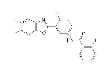 benzamide, N-[4-chloro-3-(5,6-dimethyl-2-benzoxazolyl)phenyl]-2-iodo-