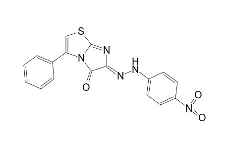 3-PHENYLIMIDAZO[2,1-b]THIAZOLE-5,6-DIONE, 6-[(p-NITROPHENYL)HYDRAZONE]