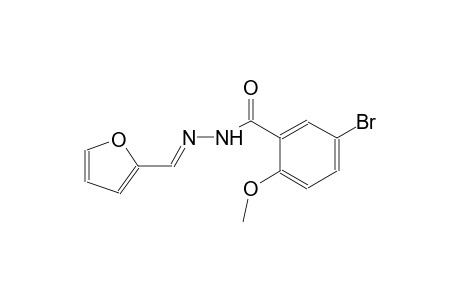 5-bromo-N'-[(E)-2-furylmethylidene]-2-methoxybenzohydrazide