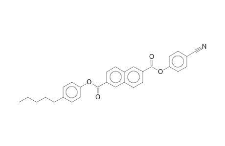 Naphthalene-2,6-dicarboxylic acid, 4-cyanophenyl ester 4-pentylphenyl ester