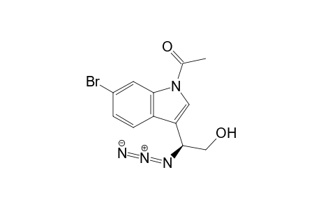 (+)-(S)-2-(1-Acetyl-6-bromoindol-3-yl)-2-azidoethanol