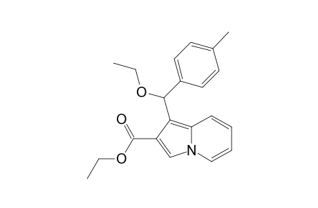 1-[Ethoxy(4-methylphenyl)methyl]-2-ethoxycarbonylindolizine