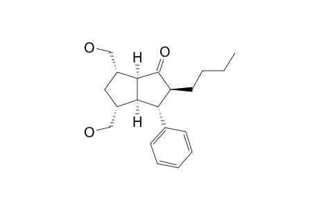 (2S,3R,3aS,4R,6S,6aS)-2-butyl-4,6-dimethylol-3-phenyl-3,3a,4,5,6,6a-hexahydro-2H-pentalen-1-one