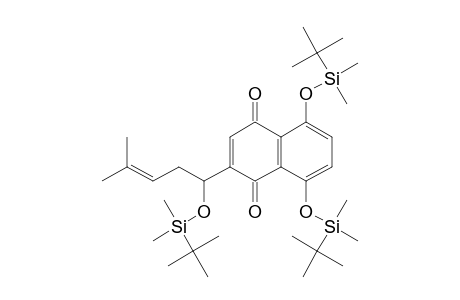 5,8-Bis(tert-butyldimethylsilyloxy)-2-[1-(tert-butyldimethylsiloxy)-4-methyl-3-pentenyl]-1,4-naphthoquinone