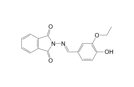N-[(3-ethoxy-4-hydroxybenzylidene)amino]phthalimide