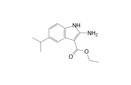 Ethyl 2-Amino-5-(1-methylethyl)indole-3-carboxylate