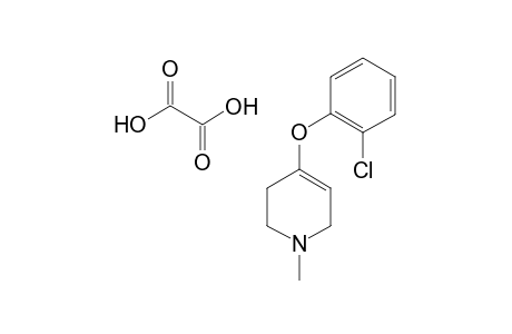 Oxalate salt of 1-methyl-4-(2-chlorophenoxy)-1,2,3,6-tetrahydropyridine