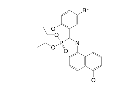 DIETHYL-(5-BROMO-2-HYDROXYPHENYL)-(5-HYDROXYNAPHTHALEN-1-YL-AMINO)-METHYLPHOSPHONATE