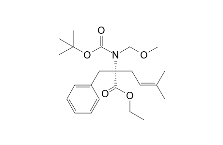 (S)-2-Benzyl-2-(tert-butoxycarbonyl-methoxymethyl-amino)-5-methyl-hex-4-enoic acid ethyl ester