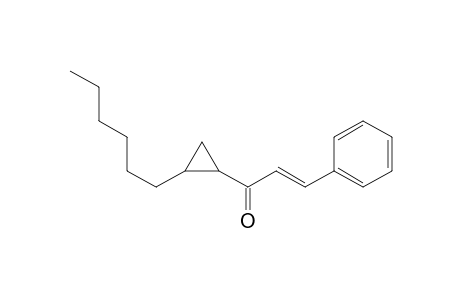 2-Propen-1-one, 1-(2-hexylcyclopropyl)-3-phenyl-