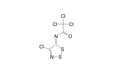 N-(4-CHLORO-5H-1,2,3-DITHIAZOL-5-YLIDENE)-2,2,2-TRICHLOROACETAMIDE