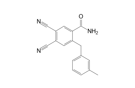 4,5-Dicyano-2-(m-tolylmethyl)benzamide