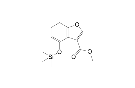 4-Trimethylsilyloxy-6,7-dihydrobenzofuran-3-carboxylic acid methyl ester