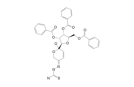 6-HYDROXY-6-(2,3,5-TRI-O-BENZOYL-BETA-D-RIBOFURANOSYL)-PYRAN-3-(2H,6H)-THIOSEMICARBAZONE