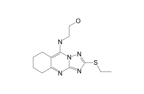 5-(2-HYDROXYETHYLAMINO)-2-ETHYLTHIO-6,7,8,9-TETRAHYDRO-1,2,4-TRIAZOLO-[5,1-B]-QUINAZOLINE