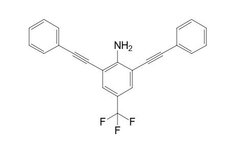 2,6-Bis(phenylethynyl)-4-(trifluoromethyl)aniline