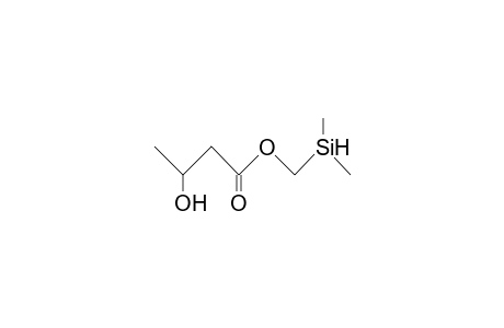 3-Hydroxy-butanoic acid, (dimethylsilyl)-methyl ester