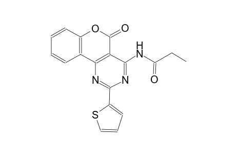 N-(10-Oxo-3-thiophen-2-yl-10H-9-oxa-2,4-diaza-phenanthren-1-yl)-propionamide