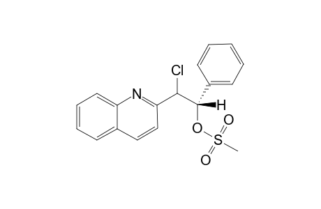 (E)-2-[(S)-1-Chloro-2-(methylsulfonyloxy)-2-phenyl)ethyl]quinoline