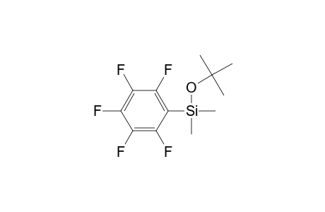Silane, (1,1-dimethylethoxy)dimethyl(pentafluorophenyl)-