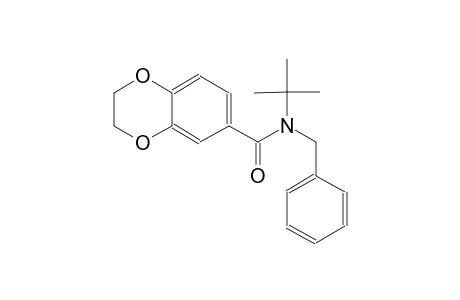 N-benzyl-N-(tert-butyl)-2,3-dihydro-1,4-benzodioxin-6-carboxamide