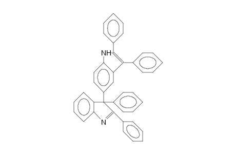 1H-Indole, 5-(2,3-diphenyl-3H-indol-3-yl)-2,3-diphenyl-