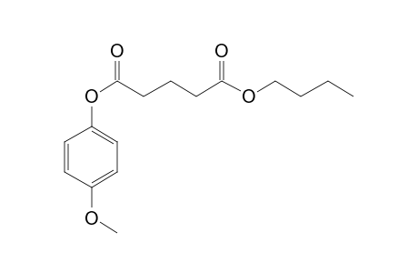 Glutaric acid, butyl 4-methoxyphenyl ester