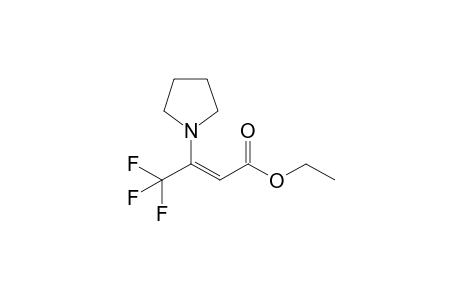 (Z)-4,4,4-trifluoro-3-(1-pyrrolidinyl)-2-butenoic acid ethyl ester