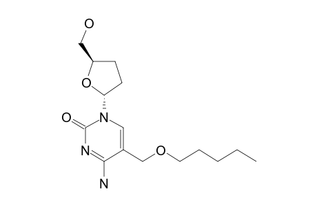 1-(2,3-DIDEOXY-ALPHA-D-GLYCERO-PENTOFURANOSYL)-5-PENTYLOXYMETHYLCYTOSINE