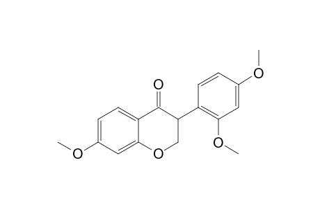 7,2',4'-Trimethoxyisoflavanone