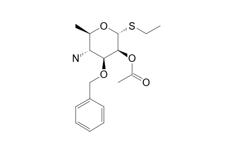 acetic acid [(2R,3S,4S,5R,6R)-5-amino-4-(benzyloxy)-2-(ethylthio)-6-methyl-tetrahydropyran-3-yl] ester