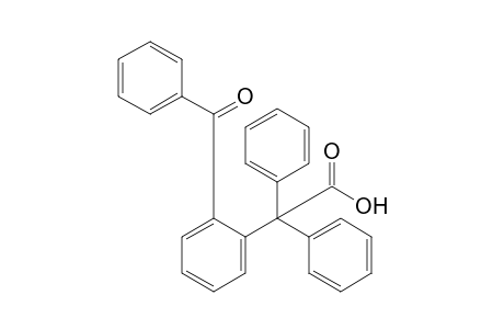 (o-benzoylphenyl)diphenylacetic acid