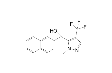 N-Methyl-5-[(hydroxy)(2'-naphthyl)]methyl-4-trifluoromethylpyrazole