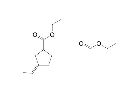 CYCLOPENTAN-1,2-DICARBOXYLIC ACID, 4-ETHYLIDENE-, DIETHYL ESTER, trans