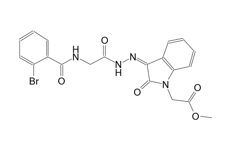 methyl [(3Z)-3-({[(2-bromobenzoyl)amino]acetyl}hydrazono)-2-oxo-2,3-dihydro-1H-indol-1-yl]acetate