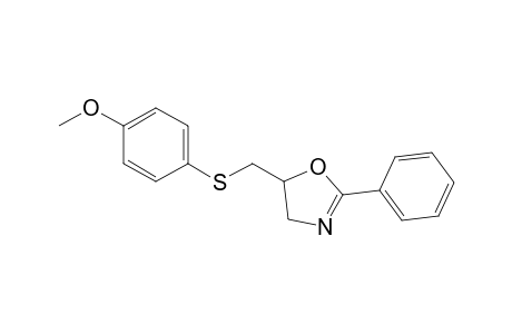 2-Phenyl-5-[[(4-methoxyphenyl)thio]methyl]-4,5-dihydrooxazole