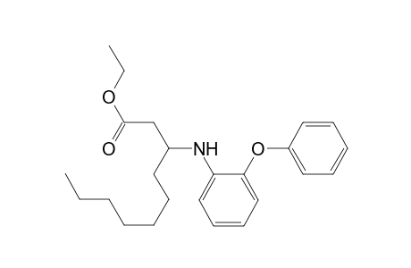 3-(n-Heptyl)-3-(2-phenoxyphenylamino)-ethylpropanoate