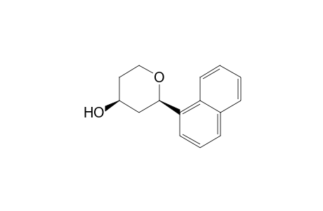 cis-2-(1-Naphthyl)-4-hydroxytetrahydropyran