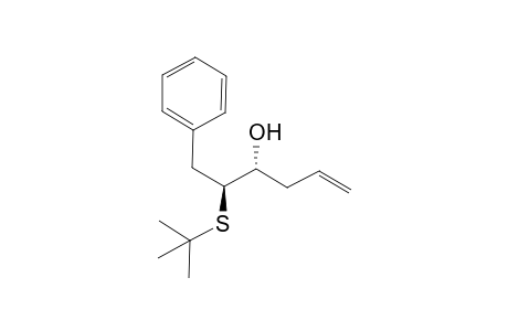 (2S,3R)-2-tert-Butylthio-1-phenylhex-5-en-3-ol
