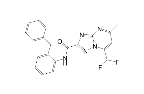 N-(2-benzylphenyl)-7-(difluoromethyl)-5-methyl[1,2,4]triazolo[1,5-a]pyrimidine-2-carboxamide