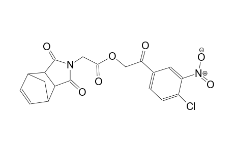 2-(4-chloro-3-nitrophenyl)-2-oxoethyl 2-(1,3-dioxo-3a,4,7,7a-tetrahydro-1H-4,7-methanoisoindol-2(3H)-yl)acetate
